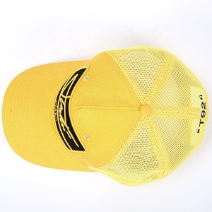 5% OFF Custom 6 Panel Trucker Mesh Embroidery Patch Trucker Hat Cap