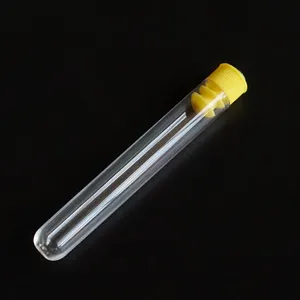Özel kalite temizle renkli kapaklı yuvarlak alt plastik <span class=keywords><strong>test</strong></span> tüpü - Product Image 1