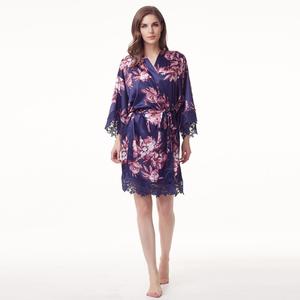 Robe de mariée Kimono en soie avec dentelle, nouvelle collection, bon marché, - Product Image 3