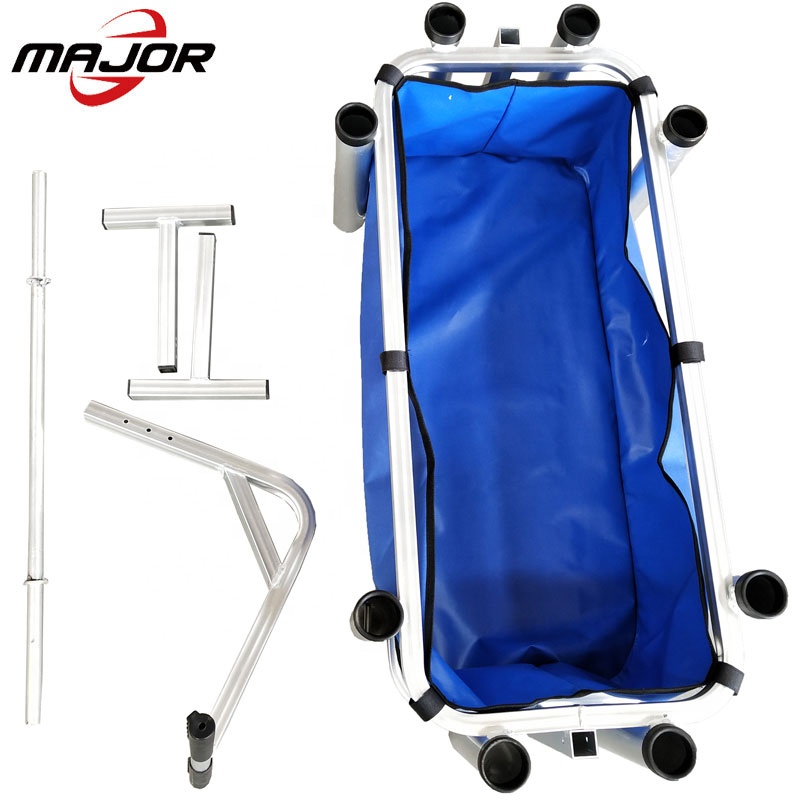 NEW Aluminum Rust-proof Light Duty Fishing Fishing Beach Trolley with Double Balloon Wheels