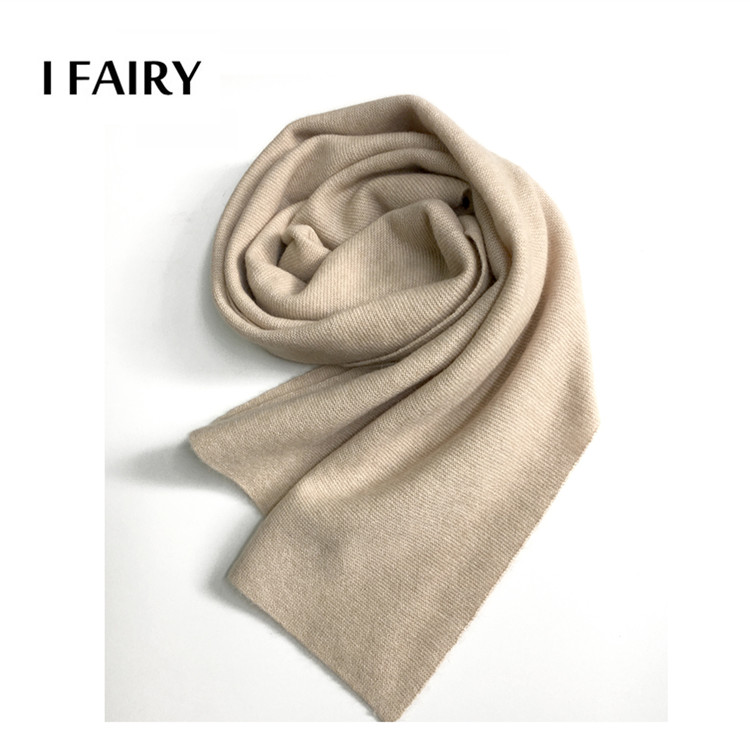 Alibaba supplier small MOQ customized design ladies 100% cashmere scarf