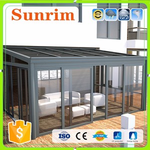 DIY hobby prefabricada de policarbonato o vidrio sol casa recinto del <span class=keywords><strong>patio</strong></span> terraza acristalada - Product Image 2