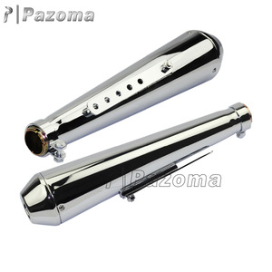 <span class=keywords><strong>Silencieux</strong></span> d'échappement universel Pazoma Silver pour motos personnalisées, chopper, bobber, café <span class=keywords><strong>racer</strong></span> - Product Image 1