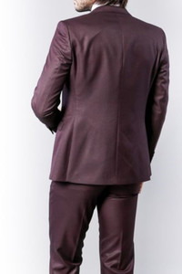 El novio elegante usa un esmoquin con solapa en Pico/Traje de boda para hombre/Conjunto de <span class=keywords><strong>3</strong></span> piezas para hombre (chaqueta + Pantalones + Chaleco) - Product Image 2