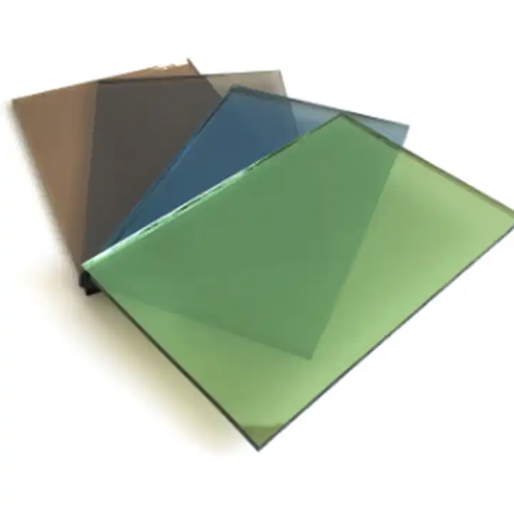 Blue Bronze Grey Green Pink Clear Tinted Colored Reflective Glass