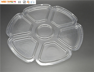 Khay Nhựa Cho Thú Cưng Khay <span class=keywords><strong>7</strong></span> Ngăn Bằng Nhựa 16 Inch Khay Kẹo Có Ngăn Để Tiệc Tùng - Product Image 3