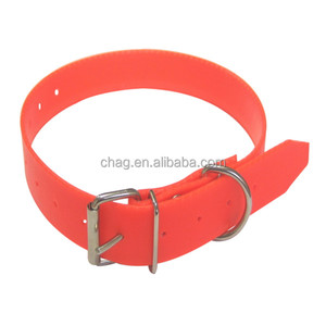 Collar de perro de cincha sintética de PVC grande ecológico Material de TPU de alta calidad Collar de perro de caza de galgo impermeable - Product Image 5