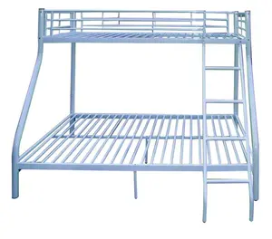 Metal iron double bunk bed for adult for home