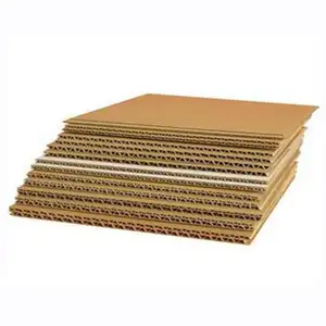 Customized 5ply double wall corrugated cardboard corrugated paper sheet