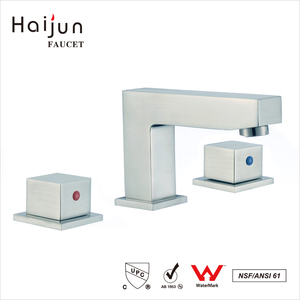 Haijun Hot Bán Upc Đúp Xử Lý Ba Lỗ Tắm Basin Mixer Tap Vòi - Product Image 4
