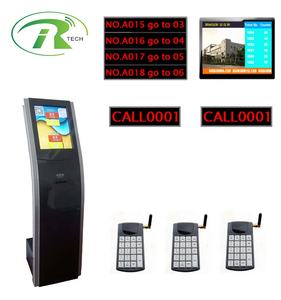 China Manufacturer IRTECH Touch Screen <strong>Queue</strong> Management <strong>System</strong> <strong>Ticket</strong> Dispenser Kiosk with LED Display - Product Image 3