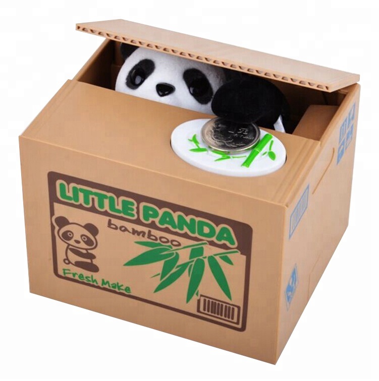 Детский любимый подарок милая маленькая панда пластиковая Копилка