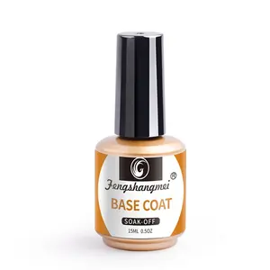 Professional natural base coat for soak off gel polish