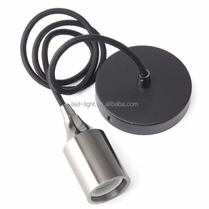 Trần Mặt Dây Chuyền Vintage E27 Vít Các Loại Bóng Đèn Ánh Sáng Chủ Sở Hữu Với Dây Dây - Product Image 4