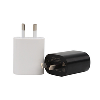 Chargeur USB portable 5W 5V/1A ignifuge pour PC avec protections contre les courts-circuits, OVP, OTP, OLP pour téléphones portables, ordinateurs portables et appareils photo