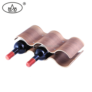 Alta calidad de la madera de teca sola capa 3 <span class=keywords><strong>vino</strong></span> estante clavijas - Product Image 2