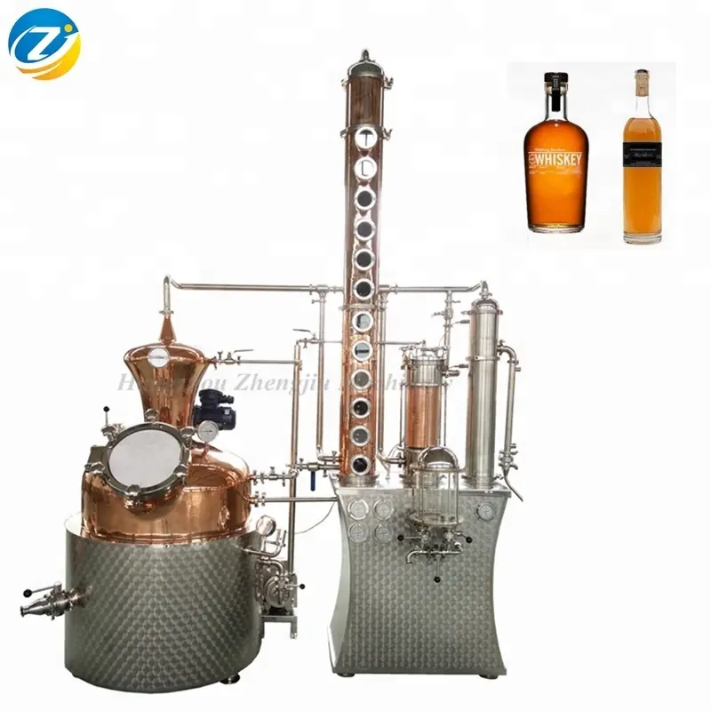 Chưng Cất Cột Whiskey 1000l Rượu Vẫn Còn Vodka Chưng Cất