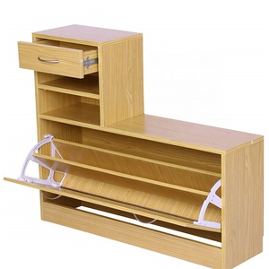 Gabinete <span class=keywords><strong>de</strong></span> almacenamiento <span class=keywords><strong>de</strong></span> zapatos <span class=keywords><strong>de</strong></span> montaje en pared <span class=keywords><strong>de</strong></span> madera <span class=keywords><strong>de</strong></span> diseño moderno personalizado con espejo <span class=keywords><strong>para</strong></span> sala <span class=keywords><strong>de</strong></span> estar - Product Image 3