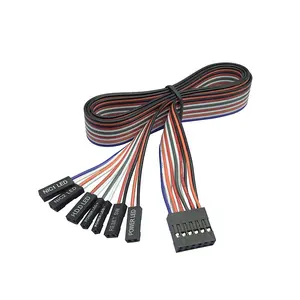 8 פינים דופונט זכר 254mm מחבר כבל Arduino חוט רתם