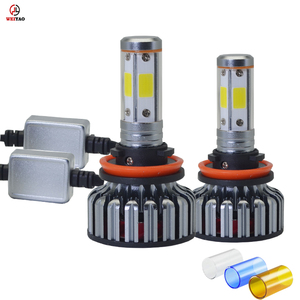 Weiyao h11 bombilla led cob 360 grado brillante super coche led lámpara del faro <span class=keywords><strong>para</strong></span> la venta - Product Image 4