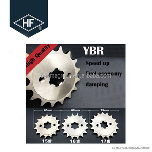 Chất Lượng cao YBR125 TT-R110 cho CT110 CHO BETA125 Xe Máy 428 Chain mặt trận xích 14 15 <span class=keywords><strong>16</strong></span> 17 răng sprockets - Product Image 2