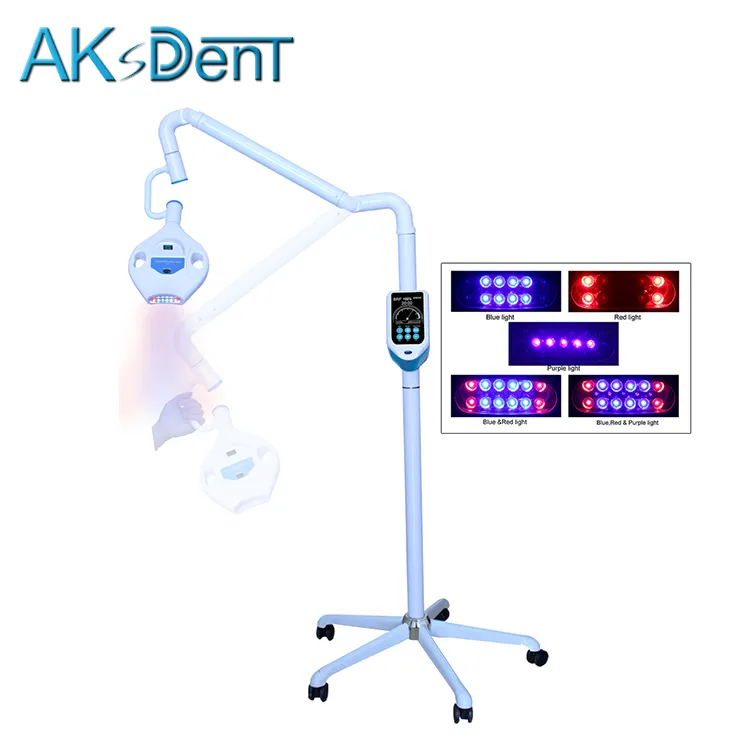 AKsDenT D7HH Nha Khoa 3 Màu LED Răng Làm Trắng Đèn Răng Làm Trắng Led Light Răng Làm Trắng Máy