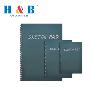 professional 160g color sketch hard A4 X 35P sheet spiral bound sketchbooks for drawing