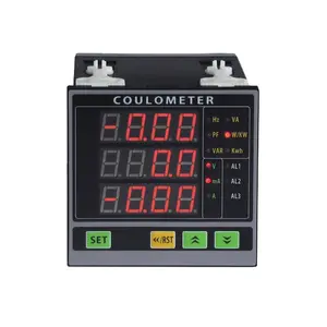 DW9 Três Fase 4-20mA 3 Saída Analógica Digital Controlador de Fator de Potência Medidor do KWH/Multi-Função Ampere Voltage Meter (IBEST)