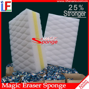 Nouveautés en matière d'articles de nettoyage ménager, éponge <span class=keywords><strong>magique</strong></span> avec PU, éponge en mélamine <span class=keywords><strong>pour</strong></span> le nettoyage de la cuisine - Product Image 4