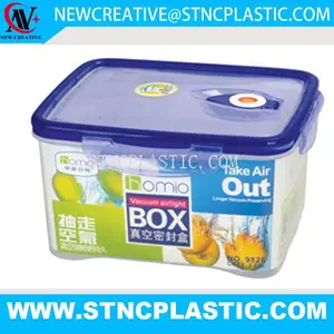 Plastic food crisper automatic vacuum fresh box