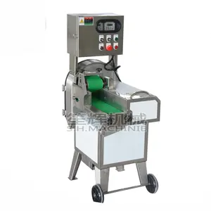 Automatic root vegetable cutting machine banana eggplant cassava food cutter canteen kitchen equipment