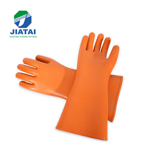 Gants isolés électriques, 10 pièces, résistants à l'huile, en caoutchouc - Product Image 5