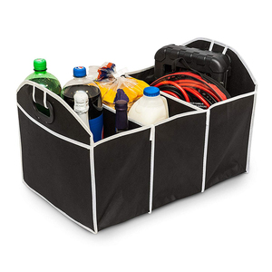 Popular Foldable Heavy Duty Polyester Car Boot Organiser Large Capacity Storage Box for SUV