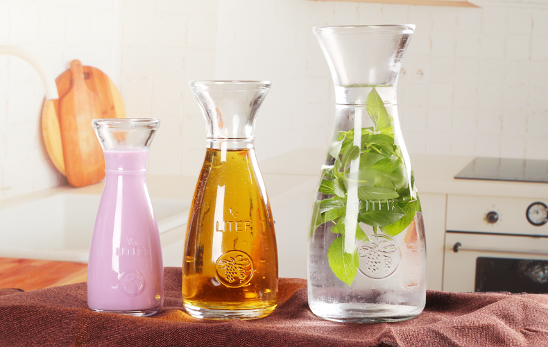 500ml Hot Sale Glass Jar /Glass Bottle for Ice Beverage Juice