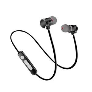 X3 खेल वायरलेस earbuds Sweatproof संगीत स्टीरियो mic के साथ ईरफ़ोन चुंबकीय हैंडसेट के लिए स्मार्ट फोन