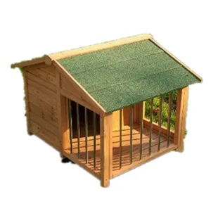 MSH-D0C4 Secure Weatherproof Garden Pet House Cage Large Outdoor Wooden Dog Kennel