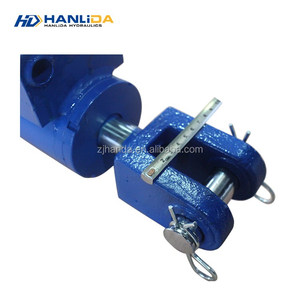 China <strong>Manufacture</strong> Double Acting Tractor Loader Hydraulic <strong>Cylinder</strong> with Manifold <strong>Block</strong> - Product Image 3
