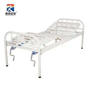 Fabriek Direct Prijs China 2 Crank Medische Patiënt Bed Groothandel Handleiding Twee Functie Ziekenhuis Bed Voor Kliniek