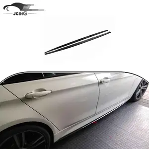 Faddish Modification F30 Carbon Fiber Side Skirts Extension Trims for BMW F30 M-Tech M-Sport 2012 - 2018