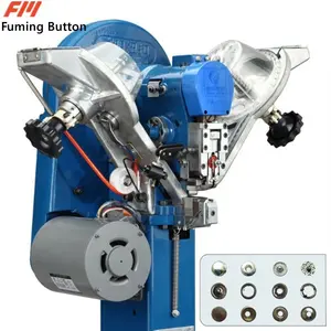 Máquina de fixação automática com botões, fecho de pressão, totalmente automático, 110v/220v, 1076x450x367 cn; gua 60kg, 200 mais de 5 anos, ce fm