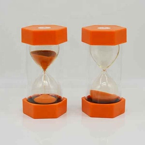 60 phút lớn nhựa hình lục giác đồng hồ cát hẹn giờ - Product Image 6