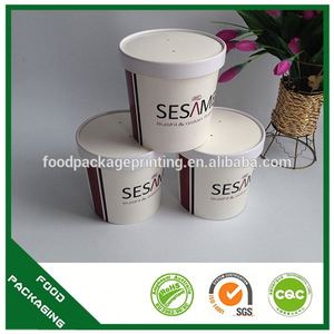 Tienda <span class=keywords><strong>de</strong></span> alimentos uso papel desechable cuencos y con tapas para ganancia embalaje - Product Image 3