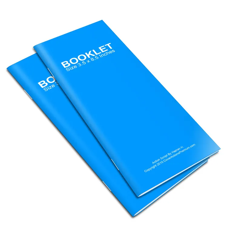 Custom design passport größe offsetdruck broschüre