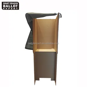 display cardboard voting polling station voter ballot booth stand