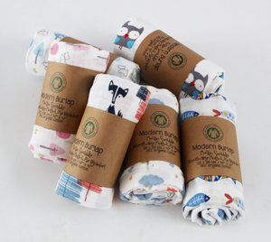 100% coton nouveau-né bébé Swaddle <span class=keywords><strong>couverture</strong></span> douce mousseline Swaddle couvertures 47 "X 47" grand blanc de réception - Product Image 2