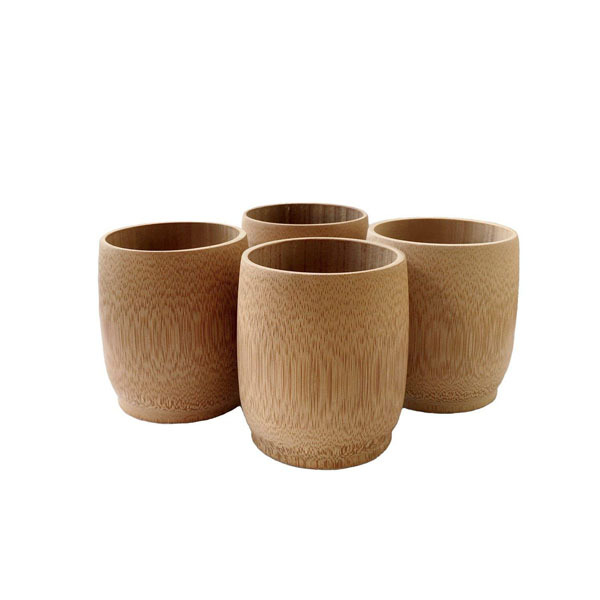 Hot Selling Product Reusable Heat Resistant Bamboo Cup Wholesale Natural Bamboo Water Tea Cup for Drinking Wine Milk Coffee Cup