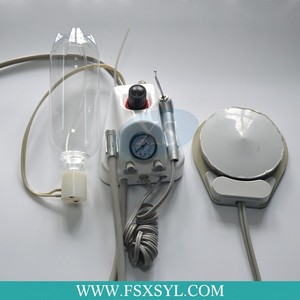 Laboratorio portatile mini turbina dentale unità scatola di controllo con 3 way siringa di plastica Desk-top tipo di lavoro con aria compressore - Product Image 6