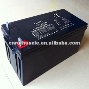 Герметичная свинцово-кислотная батарея 12 В, 200 ач, оптовая продажа