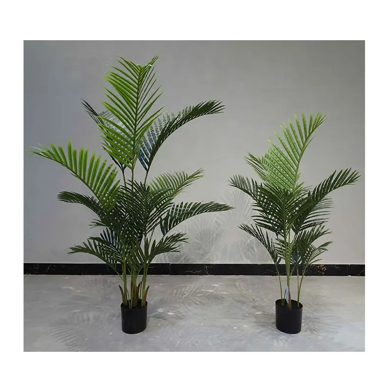 人工ミニプラスチックグリーンフェニックス尾ヤシ植物盆栽20個入り高さ180cm