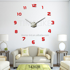 3d decorazione della <span class=keywords><strong>parete</strong></span> di grandi dimensioni orologio adesivo diy orologio <span class=keywords><strong>da</strong></span> <span class=keywords><strong>parete</strong></span> grande - Product Image 1